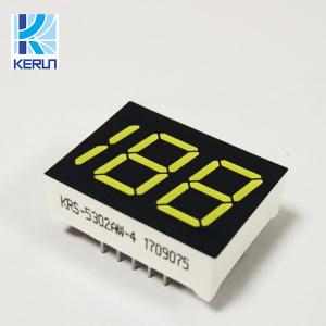 Quality 0.5inch 12.7mm 3 Digit Seven Segment Display Common Cathode Low Current for sale