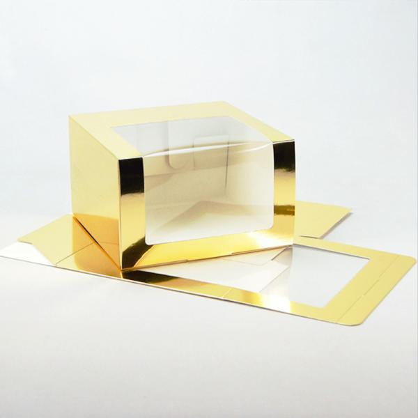 Marble Foldable Paper Packaging Baseball Cap Hat Snapcap Box with Clear Plastic Window