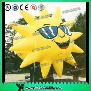 Quality Customized Inflatable Sun Replica Cartoon For Sunglasses Advertising for sale
