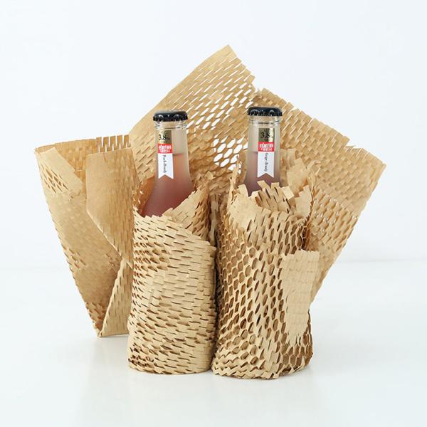 Fully Degradable Kraft Paper Honeycomb Shockproof Express Packaging