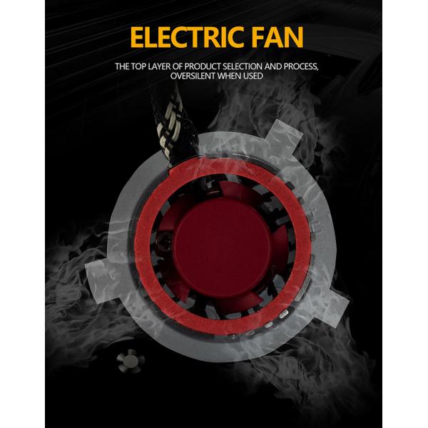 P4 H11 car led headlight 45W 8000lm