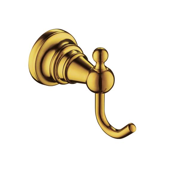 Decorative Brass Robe Hooks Bathroom Supplies Concealed Screw Mounting