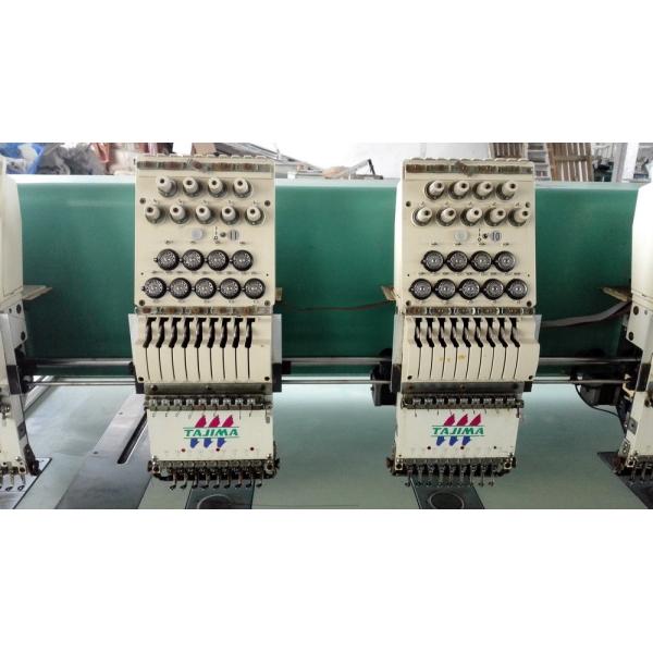 Automatic Used Tajima 12 Head Embroidery Machine 9 Needles Multipurpose