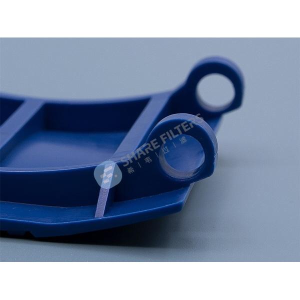 POM Made Inner Drum Cell For Dough Processing Bakery Machine Plastic Parts Dimension 72x110mm