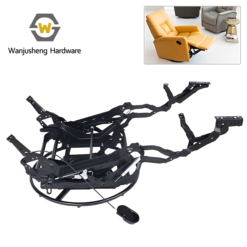 Modern Simple Sliding & Swivel Recliner Base Frame Multi-Functional Hardware Base for Leisure Sofa Furniture