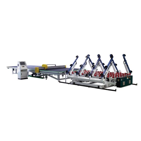 CNC Glass Cutting Machine With Cutting Table And The Breaking Table