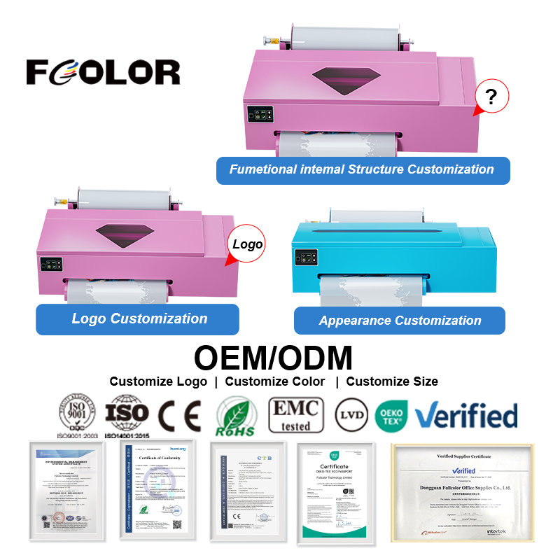A3 Self Adhesive Sticker Printer Machine Push Button Control Continuous Label Printing