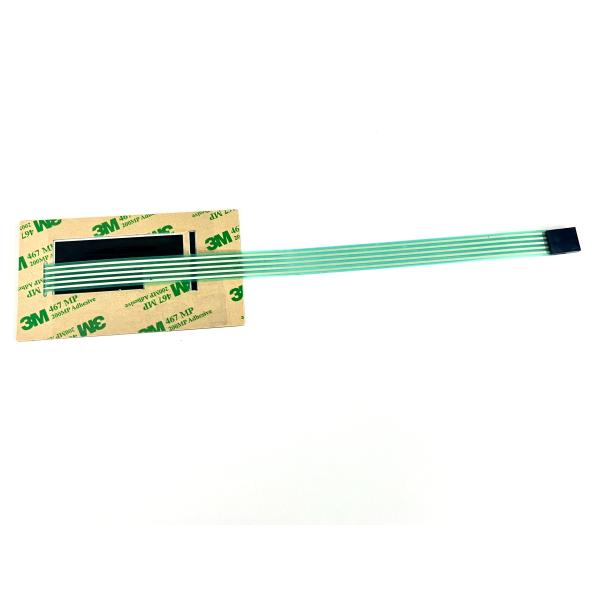 Back Tinted LCD Window Polyester Membrane Keypad Switch With Adhesive Layer