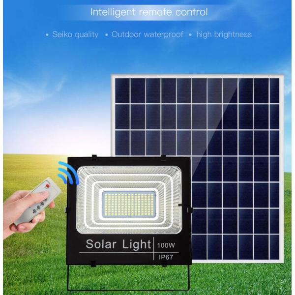 SMD 5730 Solar Powered Industrial Led Flood Lights With Remote Control