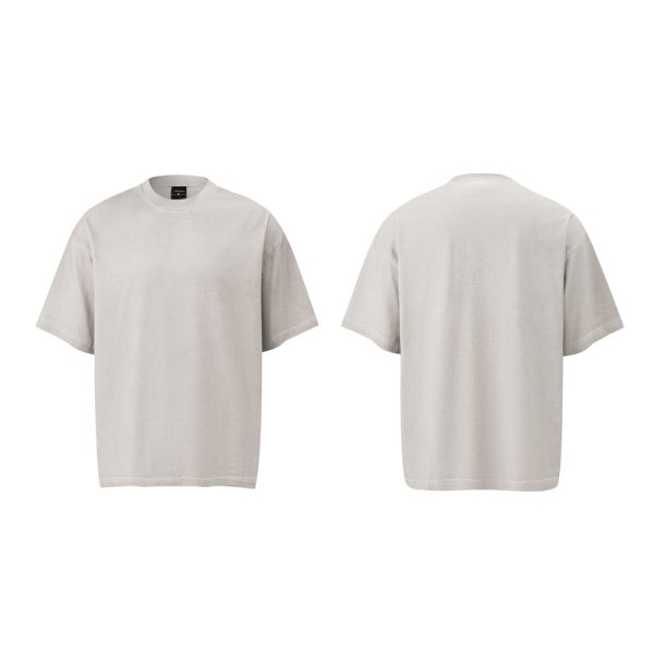 Support Customized High-quality Printed Streetwear T-shirt Basic Oversized Men's Short Sleeved 100% Cotton Knitted Breathable