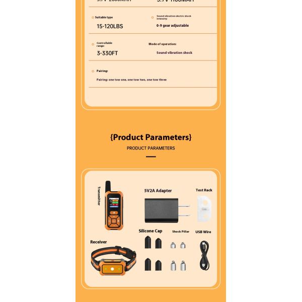 Precision Dog Trainer Multi-Functional Hand-Held Wireless Electronic Fence Forbidden Zone Waterproof IP67 Pet Training Supplies