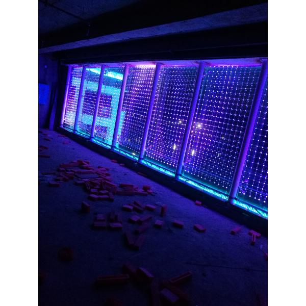 Indoor Low Electricity Consumption LED Grid Screen 63W RGB