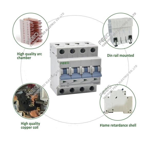 4P DC Solar Isolator Switch