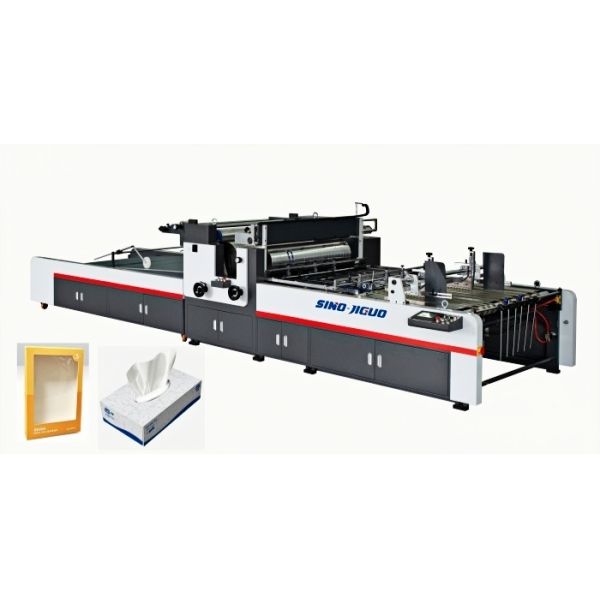 JIGUO Standard Window Patching Machine Economic Small Format Window Patching Machine For Gift Packaging Box