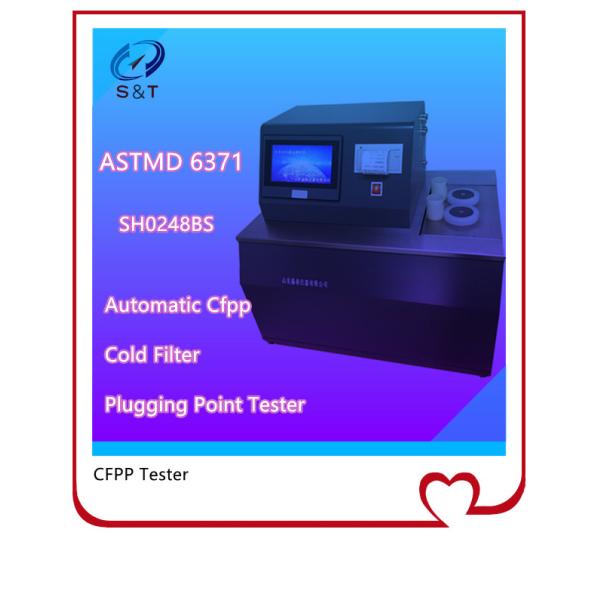 ASTM D6371 Diesel Fuel Testing Equipment Petroleum Cold Filter Plugging Point Analyzer