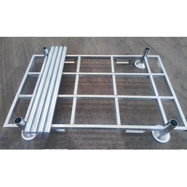 C06：Detachable Warehouse Storage Hot Dip Galvanized Steel Large Stackable Metal Steel Post Pallet Rack