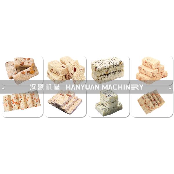 500kg/H Rice Cake Making Machine 20×8m Layout Rice Puff Machine