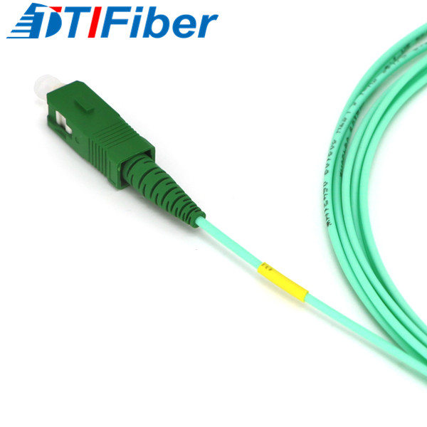 Optical Aqua Fiber Patch Cable White Simplex 1.5m 3.5mm 1.6mm 2.0mm