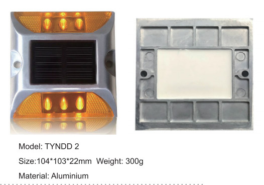 104 X 104mm Solar Road Studs Reflective