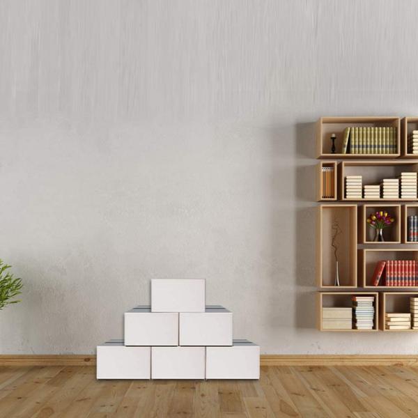 White Cardboard Mail Box Single-wall Corrugated Box