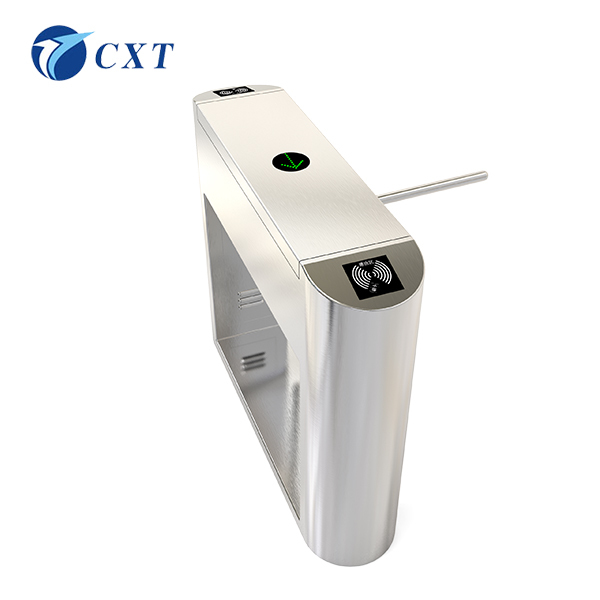 Programmable 30°/60°/90° Opening Angle Tripod Turnstile Gate with Germany Technology Electromagnetic Valve and 500mm Brake Lever Length