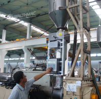 Per Meter Weight Control Gravimetric Feeder For Plastic Pipe Extrusion