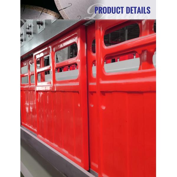 Stone Polishing Machine for Marble Granite Quartz Slab 12 16 Red Grey Easy to Operate