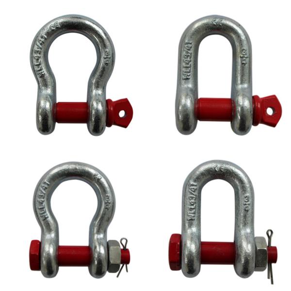 G209 Lifting Screw Pin Bow Shackle Galvanized Wire Rope Hardware