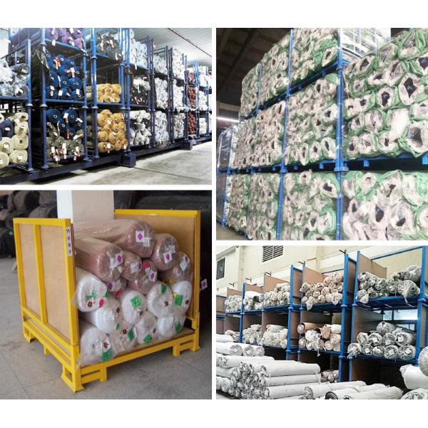 A19: Foldable Stacking rack Demountable Stacking rack for Canvas Textile Rolls Fabric Stackable Rack
