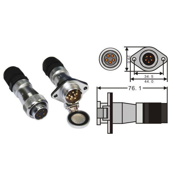 Heavy Duty Coiled Trailer Cable Electrical Wire For Vehicle Reverse Camera Systems