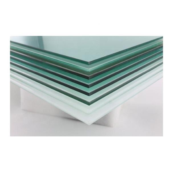 Decorative Flat Polished Thin Panel Toughened Laminated Crystal Solid Tempered Glass