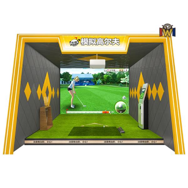 Digital Interactive Golf Game Indoor Golf Simulator ALL IN ONE