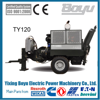 12 tons Transmission Line Stringing Equipment for 630sqmm Single or Bundled Conductor with CE Certificate ISO9001:2015