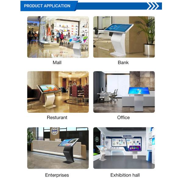 FCC 49in Interactive Digital Signage Display Touch Panel Kiosk