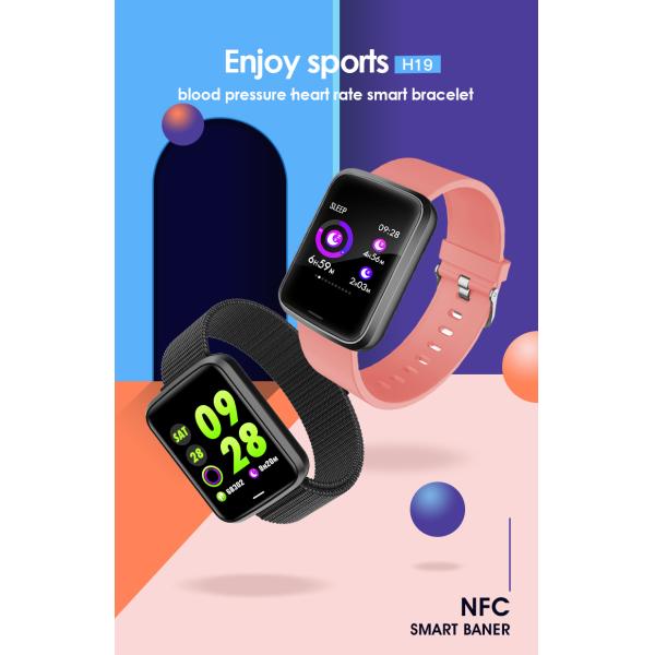 1.3inch Sport Touchscreen Smartwatch Reloj Inteligent SLIDER Square Dial