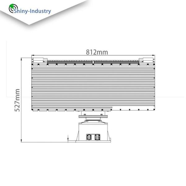 Rj45 External Interfaces Sensor Pulse Doppler Radar Detector For Ground Steel Bracket Or Tripod