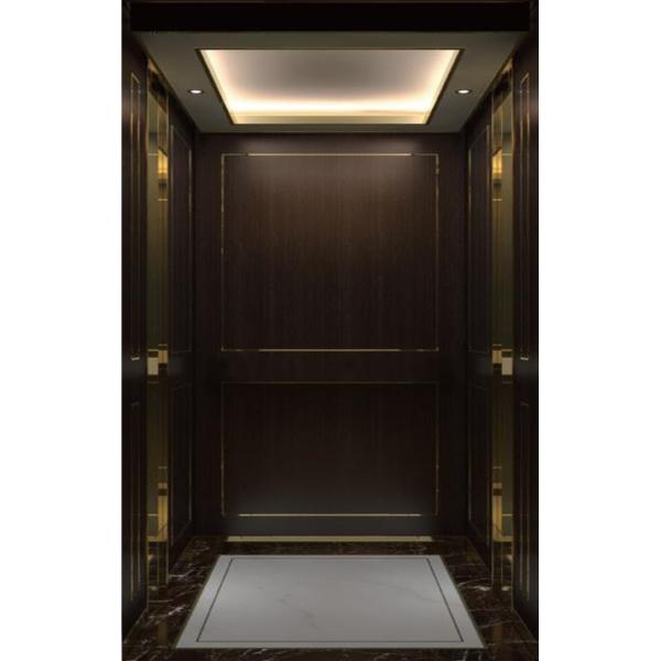 IP67 Home Villa Elevator Cabin Decoration With Led Light And PVC Floor