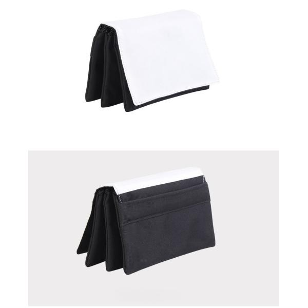 Sublimation Blank Student Pencil Pouch Personalized Creative Three-Layer Flip Cover Zipper Stationery Bag For Storing Accessories And Cosmetics