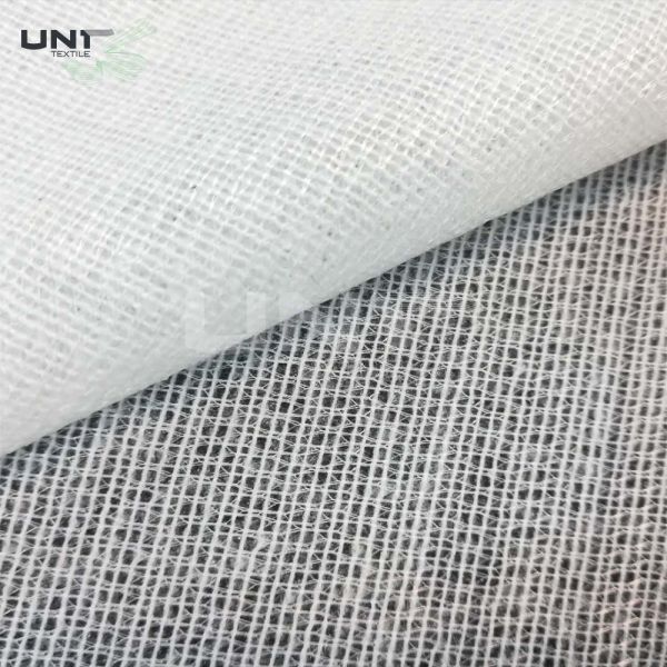 White Brushed Woven Interlining With PA High Bonding Strength For Overcoat