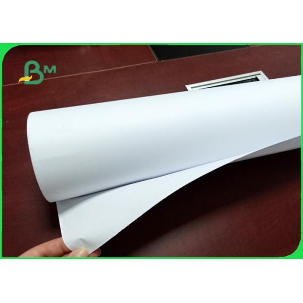 plotter paper 48 Inch 20lb / 75gsm Eco - Friendly Safe Strength Plotter Paper Roll For Hp Printer