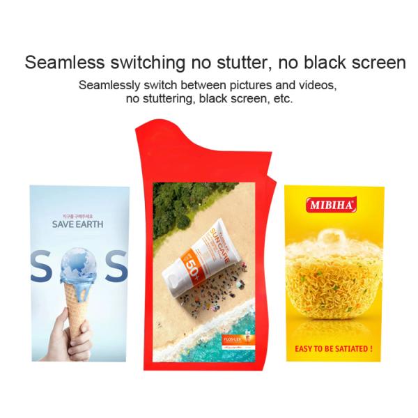 5s Response Wall Mounted LCD Screen 1920x1080 For Advertising