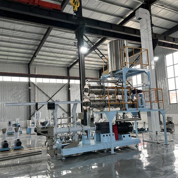 Dry method pet dog food production line making machine