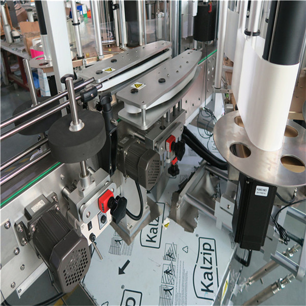 Food Cosmetic Automatic Sticker Labeling Machine , Double Side Sticker Labeling Machine