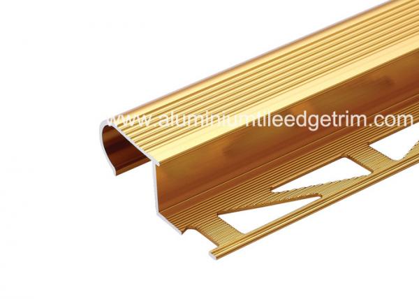 Buy Curved Aluminium Bullnose Stair Nosing Machanical Polished Anti - Skidding at wholesale prices