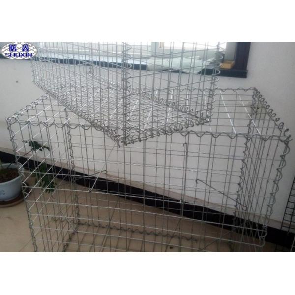Hot Dipped Welded Mesh Gabions , Retaining Wall Using Gabion Baskets
