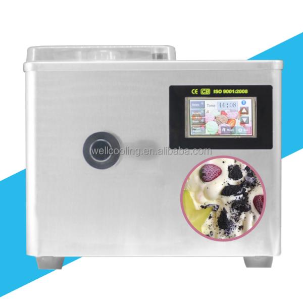 3.3L Desktop Commercial Ice Cream Gelato Making Machine Vertical Batch Freezer