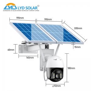 Quality IR 4G CCTV Solar Wifi Security Camera 20m 3.6mm Lens for sale