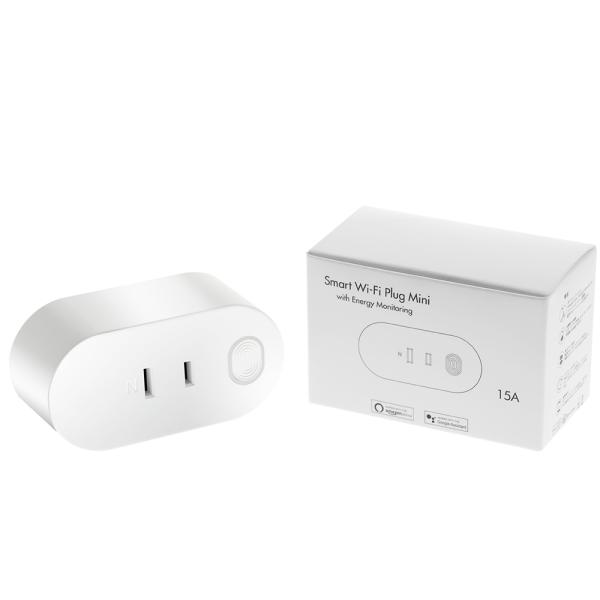 240v Smart Wifi Controlled Power Outlet With Energy Monitor