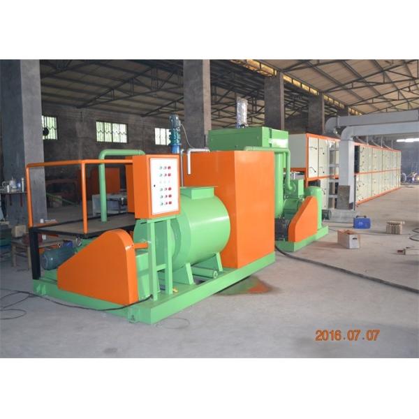 Custom Color Semi Automatic Egg Tray Machine With PLC Control Easy Operation
