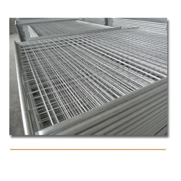 3mm Wire Diameter Metal Frame Pipeline Temporary Barrier Panel with Bracket Support